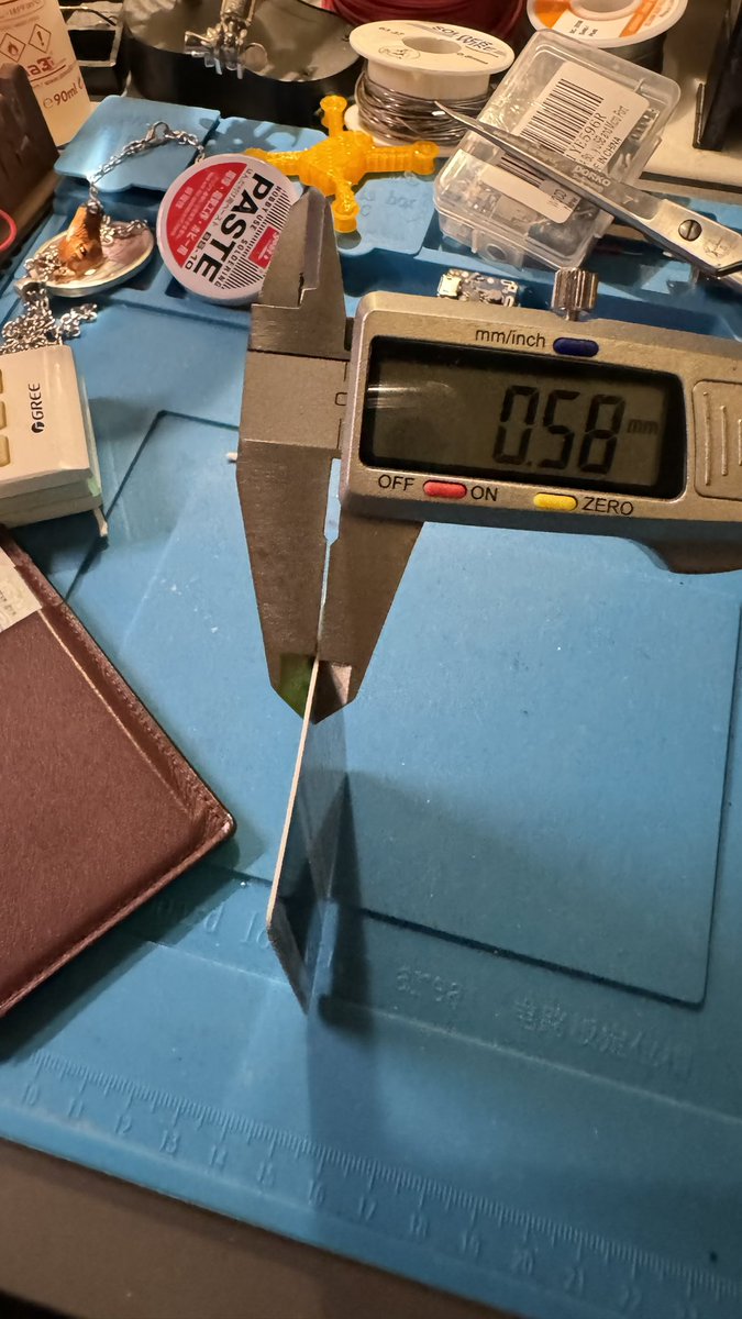 Printed QR code business card design